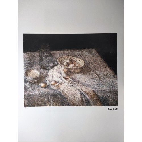 Still life with eggs