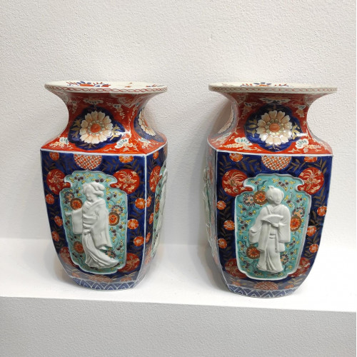 Japonské porcelánové vázy 1868-1912