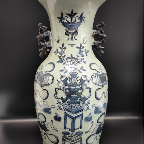 Čínska porcelánová investičná váza 1862-1874